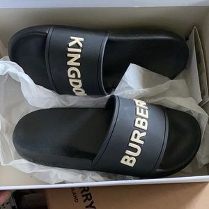 Kids Burberry Kingdom Slides
